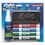 SANFORD INK COMPANY SAN80653 Low-Odor Dry Erase Marker Starter Set, Broad Chisel Tip, Assorted Colors, 4/Set, Price/ST