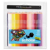 SANFORD INK COMPANY SAN92807 Scholar Colored Woodcase Pencils, 48 Assorted Colors/set