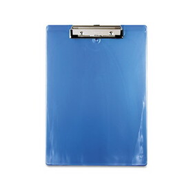 SAUNDERS MFG. CO., INC. SAU00439 Plastic Clipboard, 1/2" Capacity, 8 1/2 X 12 Sheets, Ice Blue