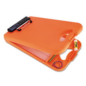 SAUNDERS MFG. CO., INC. SAU00543 Deskmate Ii W/calculator, 1/2" Clip Cap, 8 1/2 X 12 Sheets, Hi-Vis Orange