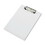 Saunders SAU21565 Acrylic Clipboard, 0.5" Clip Capacity, Holds 8.5 x 11 Sheets, Clear, Price/EA