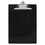 Saunders SAU21603 Recycled Plastic Clipboard with Ruler Edge, 1" Clip Capacity, Holds 8.5 x 11 Sheets, Black, Price/EA