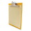 SAUNDERS MFG. CO., INC. SAU21605 Recycled Plastic Clipboards, 1" Clip Cap, 8 1/2 X 12 Sheets, Yellow, Price/EA