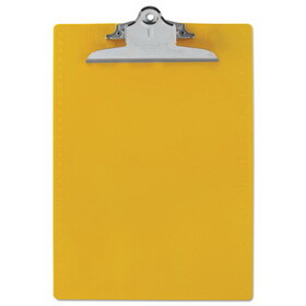 SAUNDERS MFG. CO., INC. SAU21605 Recycled Plastic Clipboards, 1" Clip Cap, 8 1/2 X 12 Sheets, Yellow
