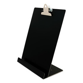 Saunders 22521 Free Standing Clipboard and Tablet Stand, 1" Clip Capacity, Holds 8.5 x 11, Black