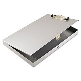 Saunders SAU45300 Tuffwriter Recycled Aluminum Storage Clipboard, 0.5" Clip Capacity, Holds 8.5 x 11 Sheets, Silver