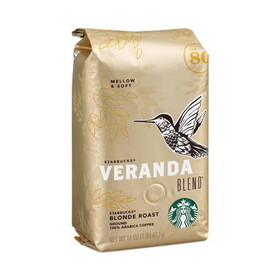 Starbucks SBK11019631CT VERANDA BLEND Coffee, Ground,1 lb Bag, 6/Carton