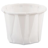 SOLO Cup SCC075 Paper Portion Cups, .75oz, White, 250/bag, 20 Bags/carton
