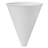 Dart SCC10BFC Bare Eco-Forward Treated Paper Funnel Cups, ProPlanet Seal, 10 oz, White, 250/Bag, 4 Bags/Carton