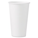 SOLO Cup SCC316W Polycoated Hot Paper Cups, 16 Oz, White