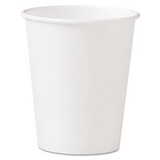 SOLO Cup SCC370W Polycoated Hot Paper Cups, 10 Oz, White
