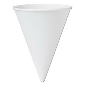 Dart SCC42BR Bare Eco-Forward Treated Paper Cone Cups, ProPlanet Seal, 4.25 oz, White, 200/Bag, 25 Bags/Carton