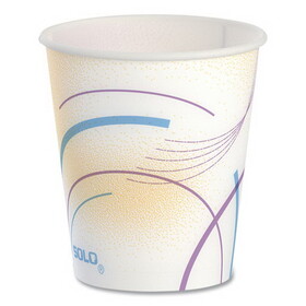Dart 52MD-0062 Paper Water Cups, 5 oz., Cold, Meridian Design, Multicolored, 100/Sleeve, 25 Sleeves/Carton
