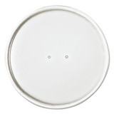 Dart CH32A-4000 Paper Lids for 32oz Food Containers, White, Vented, 4.6