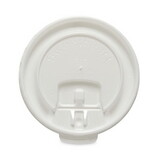 Dart SCCDLX8R Lift Back and Lock Tab Cup Lids for Foam Cups, Fits 8 oz Cups, White, 2,000/Carton