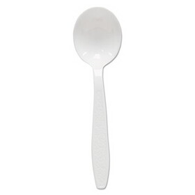 SOLO Cup SCCGBX8SW Heavyweight Polystyrene Soup Spoons, Guildware Design, White, 1000/carton