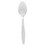 SOLO Cup SCCGDC7TS0090 Guildware Heavyweight Plastic Cutlery, Teaspoons, Clear, 1000/carton, Price/CT