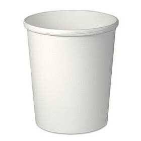 SOLO Cup SCCH4325U Flexstyle Double Poly Paper Containers, 32oz, White, 25/pack, 20 Packs/carton