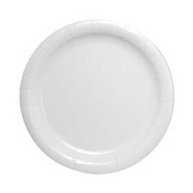 Dart SCCHP9S Bare Eco-Forward Clay-Coated Paper Dinnerware, Plate, 9" dia, White, 500/Carton