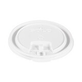 SOLO Cup SCCLB3161 Lift Back & Lock Tab Cup Lids For Foam Cups, 16oz, White, 1000/carton