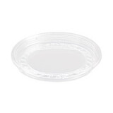 Dart LG8R-0090 Bare Eco-Forward RPET Deli Container Lids, 8oz, Clear, 50/Pack, 10 Packs/Carton