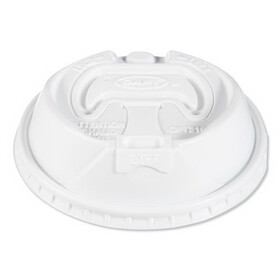Dart SCCOPT316 Optima Reclosable Lids for Hot Paper Cups, Fits 10 oz to 24 oz Cups, White, 1,000/Carton