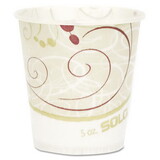 SOLO Cup SCCR53SYMCT Paper Water Cups, Waxed, 5oz, 100/bag, 30 Bags/carton