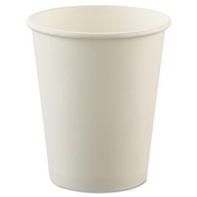 Solo Cup Company SCCU508NU Uncoated Paper Cups, Hot Drink, 8 oz, White, 1,000/Carton
