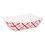 SCT SCH0417 Paper Food Baskets, 2 lb Capacity, Red/White, Paper, 1,000/Carton, Price/CT