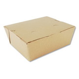 SCT SCH0738 ChampPak Retro Carryout Boxes #8, 6 x 4.75 x 2.5, Kraft, Paper, 300/Carton