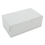 SCT SCH0911 White One-Piece Non-Window Bakery Boxes, 6.25 x 3.75 x 2.13, White, Paper, 250/Bundle