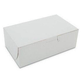 SCT SCH0911 Bakery Boxes, 6.25 x 3.75 x 2.13, White, Paper, 250/Bundle