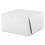 Southern Champion SCH0977 White One-Piece Non-Window Bakery Boxes, 10 x 10 x 5.5, White, Paper, 100/Carton, Price/CT