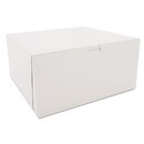 SCT SCH 0989 Tuck-Top Bakery Boxes, White, Paperboard, 12 x 12 x 6
