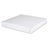 SCT SCH1465 Lock-Corner Pizza Boxes, 14 x 14 x 1.88, White, Paper, 100/Carton