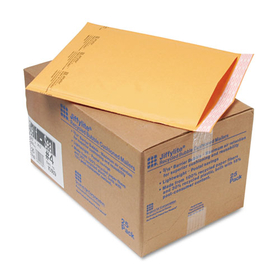 ANLE PAPER/SEALED AIR CORP. SEL10189 Jiffylite Self-Seal Mailer, Side Seam, #4, 9 1/2x14 1/2, Gold Brown, 25/carton