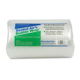 Sealed Air SEL19338 Bubble Wrap Cushioning Material, 3/16" Thick, 12" X 30 Ft.