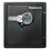 SentrySafe SENSFW123BSC Fire-Safe with Biometric and Keypad Access, 1.23 cu ft, 16.3w x 19.3d x 17.8h, Black, Price/EA