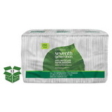 Seventh Generation SEV13713CT 100% Recycled Napkins, 1-Ply, 11 1/2 X 12 1/2, White, 250/pack, 12 Packs/carton