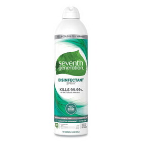 Seventh Generation 22981EA Disinfectant Aerosol Sprays, Eucalyptus/Spearmint/Thyme, 13.9 oz, Spray Bottle