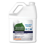 Seventh Generation 44721EA Glass and Surface Cleaner, Free and Clear, 1 gal Bottle