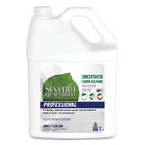 Seventh Generation 44814EA Concentrated Floor Cleaner, Free and Clear, 1 gal Bottle