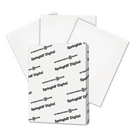 Springhill SGH015300 Digital Index White Card Stock, 110 Lb, 8 1/2 X 11, 250 Sheets/pack