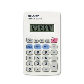 SHARP ELECTRONICS CORP. SHREL233SB El233sb Pocket Calculator, 8-Digit Lcd