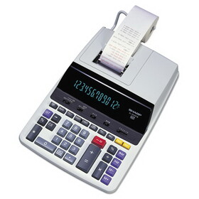 SHARP ELECTRONICS CORP. SHREL2630PIII El2630piii Two-Color Printing Calculator, Black/red Print, 4.8 Lines/sec