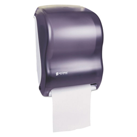 San Jamar SJMT1300TBK Electronic Touchless Roll Towel Dispenser, 11 3/4 X 9 X 15 1/2, Black