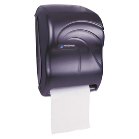 San Jamar SJMT1390TBK Electronic Touchless Roll Towel Dispenser, 11 3/4 X 9 X 15 1/2, Black