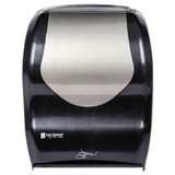 San Jamar T1470BKSS Smart System with iQ Sensor Towel Dispenser, 16 1/2 x 9 3/4 x 12, Black/Silver