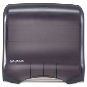 San Jamar SJMT1750TBKRD Ultrafold Towel Dispenser, 11 1/2w X 6d X 11 1/2h, Black Pearl
