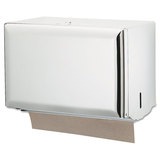 San Jamar SJMT1800WH Singlefold Paper Towel Dispenser, White, 10 3/4 X 6 X 7 1/2